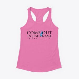 Women's Racerback Tank Light Color - Front Print Only