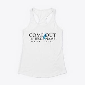 Women's Racerback Tank Light Color - Front Print Only